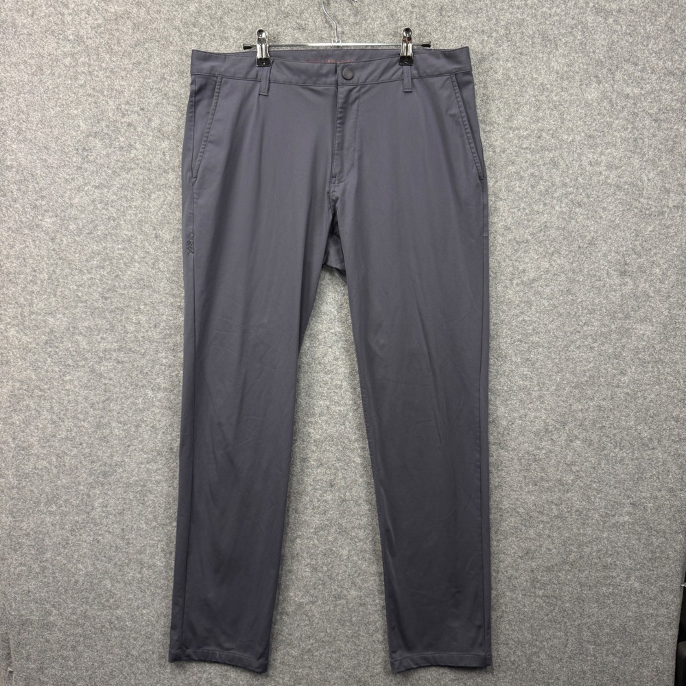 Rhone Commuter Pants Mens 33 Dark Gray Technical Performance Chinos RN141364